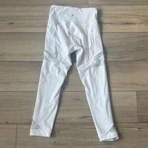 Lululemon Athletica White High-Waisted Pants